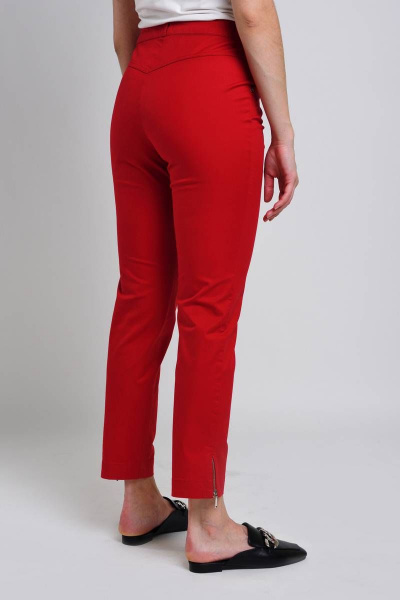 Хлопковые брюки 7/8 с фигурными карманами и разрезами Femme & Devur 1567 7.12F(164) - фото 3