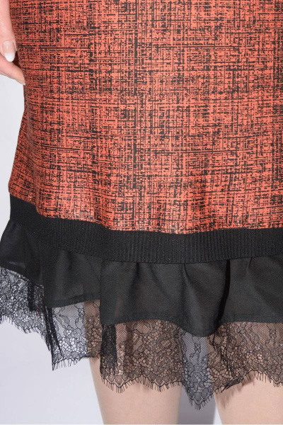 Платье из вискозы и трикотажа с рукавом 67 см и длиной 105 см Needle 390/1 - фото 5