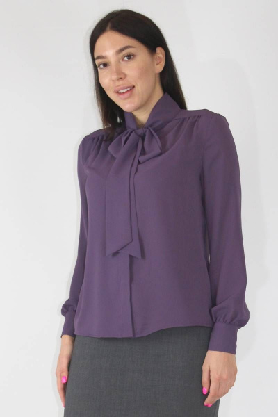 Блуза VLADOR 500616 пыльно-сиреневый - фото 1