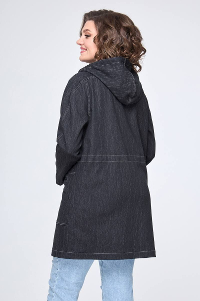 Куртка прямого силуэта из джинсовой ткани для casual Zlata 4406 - фото 5