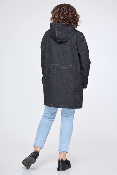 Куртка прямого силуэта из джинсовой ткани для casual Zlata 4406 - фото 4