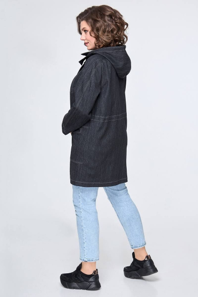 Куртка прямого силуэта из джинсовой ткани для casual Zlata 4406 - фото 3