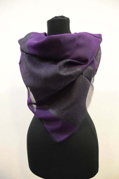 Шарф с широкой каймой из текстиля для повседневной носки TrendCorner 2-1-57-317 1404 - фото 2