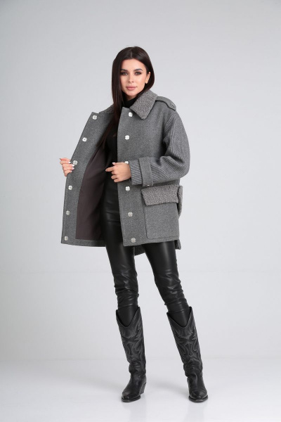 Полупальто Диомант 1747 - фото 4