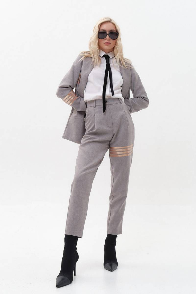 Жакет Garsonnier 1300100404 серый - фото 5