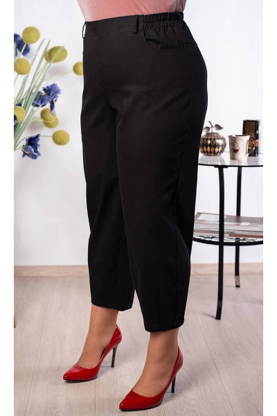 Облегающие брюки из текстиля с резинкой и карманами Camelia 21118 3 - фото 1