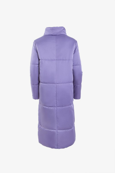 Пальто Elema 5-11483-1-164 сирень/молоко - фото 3