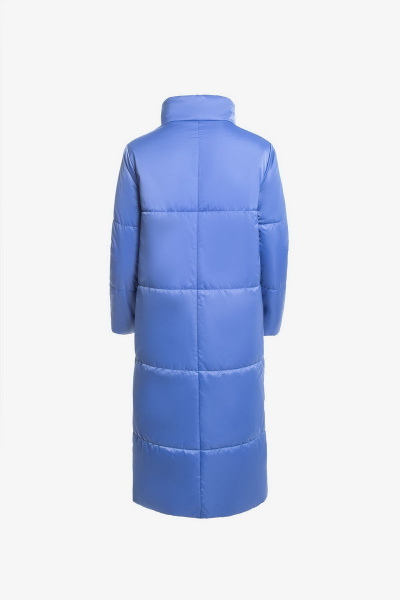 Пальто Elema 5-11483-1-170 голубой/серый - фото 3