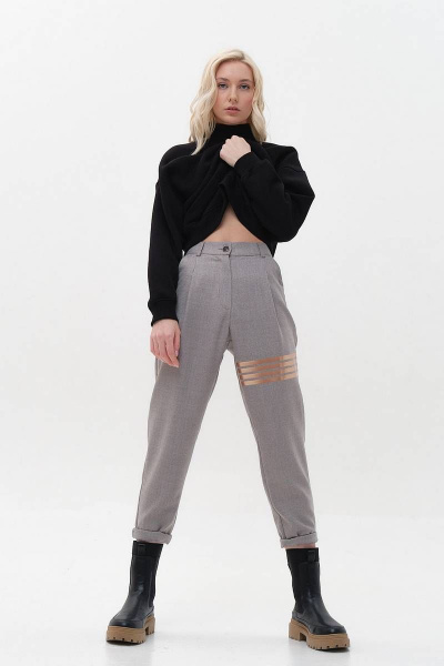 Брюки Garsonnier 1200300404 серый - фото 7