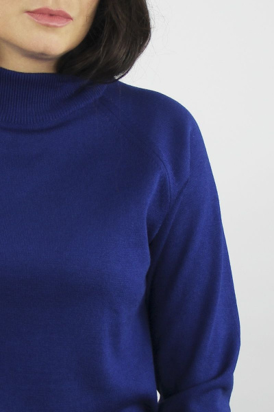 Демисезонный синий свитер прямого силуэта реглан Полесье С3316-15 5С1754-Д43 170,176 эльдорадо - фото 4