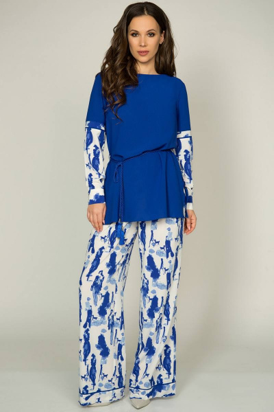 Блуза, брюки Teffi Style L-1391 мажорель - фото 1