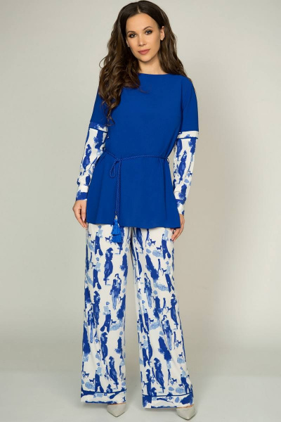 Блуза, брюки Teffi Style L-1391 мажорель - фото 2