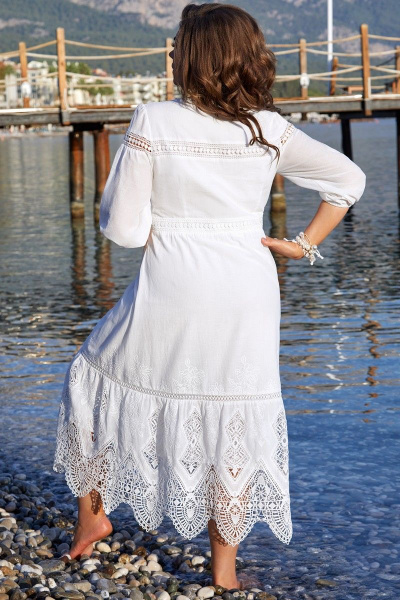 Платье Vittoria Queen 15063 белый - фото 3