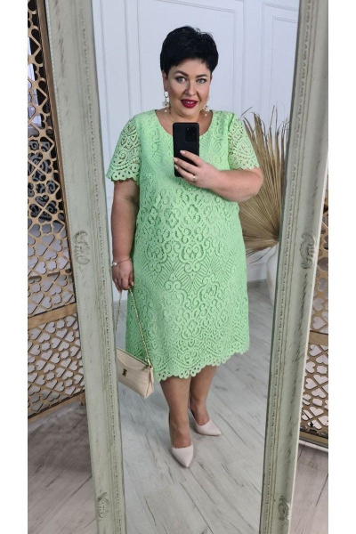 Платье Vittoria Queen 15463/1 салатовый - фото 4