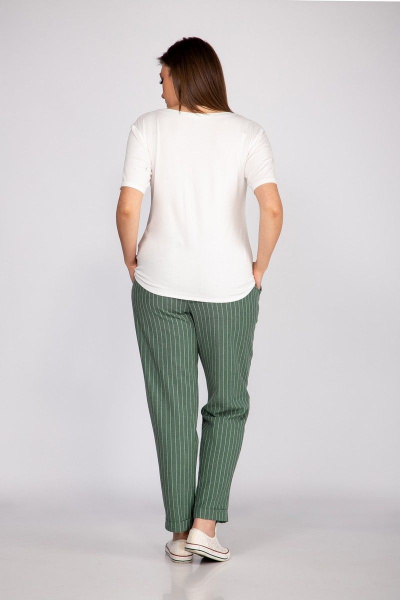 Блуза, брюки, жакет Mubliz 425 хаки - фото 6