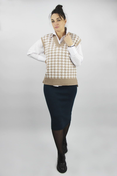 Юбка Полесье С7098-18 8С0621-Д43 158,164 черное_море - фото 1