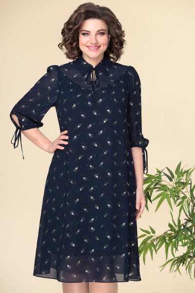 Платье Romanovich Style 1-2335 синий - фото 3