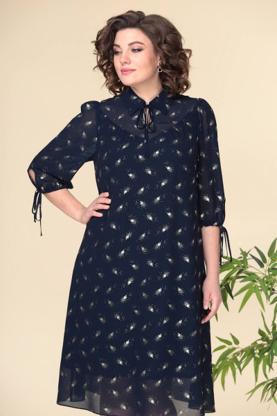 Платье Romanovich Style 1-2335 синий - фото 4