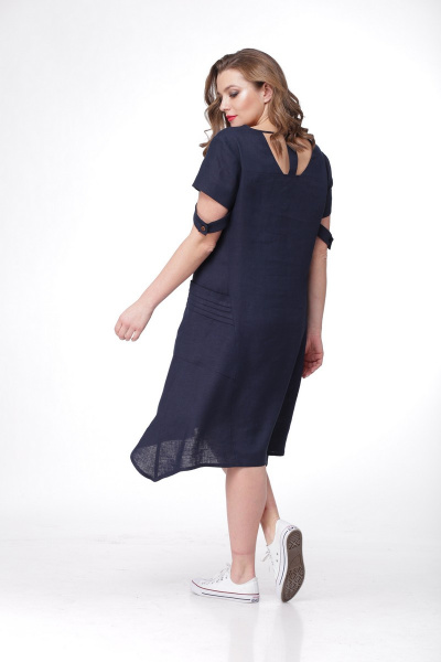 Платье MALI 470 темно-синий - фото 6