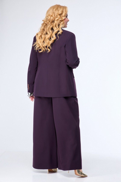 Костюм с жакетом палаццо и высокой тали. Anelli 1190 - фото 8