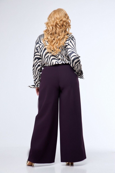 Костюм с жакетом палаццо и высокой тали. Anelli 1190 - фото 5