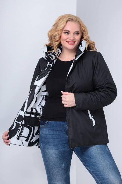 Куртка Shetti 2059 черный - фото 4