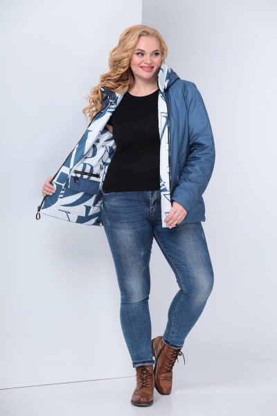 Куртка Shetti 2059 джинс - фото 3