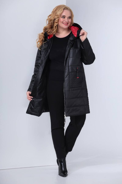 Полупальто Shetti 2060 черный - фото 5