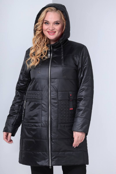 Полупальто Shetti 2060 черный - фото 7