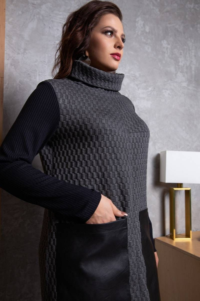 Туника Daloria 8024 темно-серый - фото 5