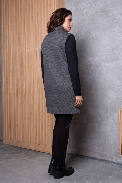 Туника Daloria 8024 темно-серый - фото 2