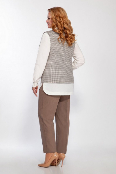 Брюки, жилет, рубашка LaKona 1401 песочный - фото 5