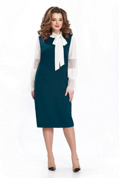 Блуза, сарафан TEZA 138 темная_бирюза - фото 1