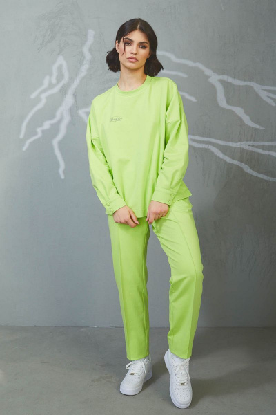 Брюки Rami 4120 лимонный - фото 1