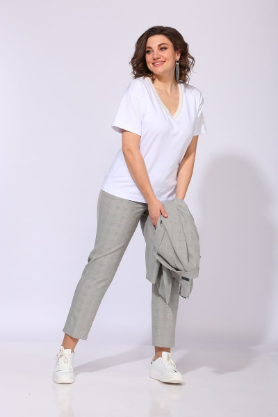 Брюки, жакет ANASTASIA MAK 791 хаки - фото 5