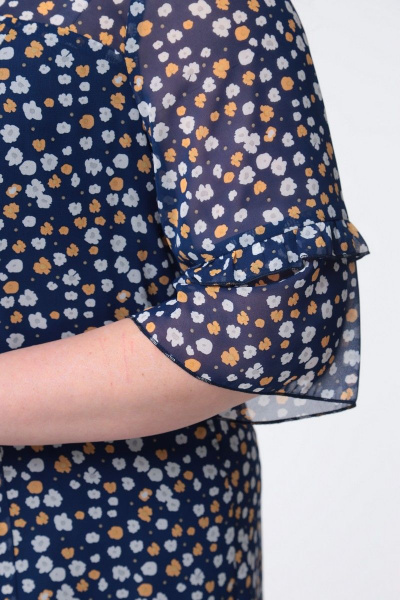 Платье Bonna Image 704 сине_желтый - фото 5