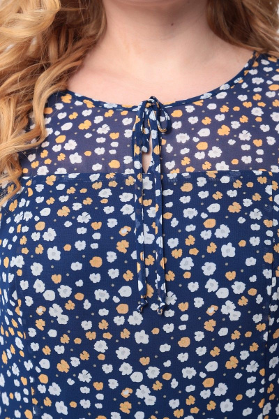 Платье Bonna Image 704 сине_желтый - фото 4