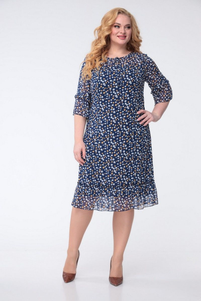 Платье Bonna Image 704 сине_желтый - фото 1