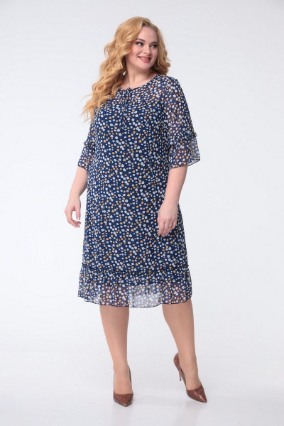 Платье Bonna Image 704 сине_желтый - фото 2