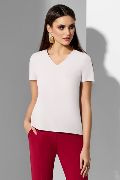 Блуза, брюки, жакет Lissana 3626 розовый_павлин/молочный - фото 4