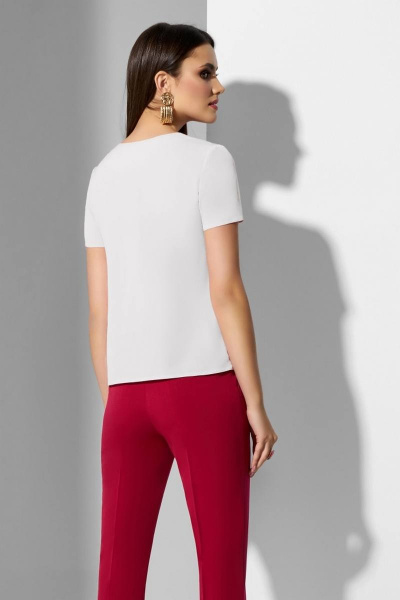 Блуза, брюки, жакет Lissana 3626 розовый_павлин/молочный - фото 6