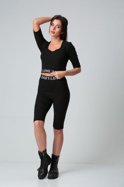 Трикотажные велосипедки с эластичной талией до колен Диомант 1772 - фото 5