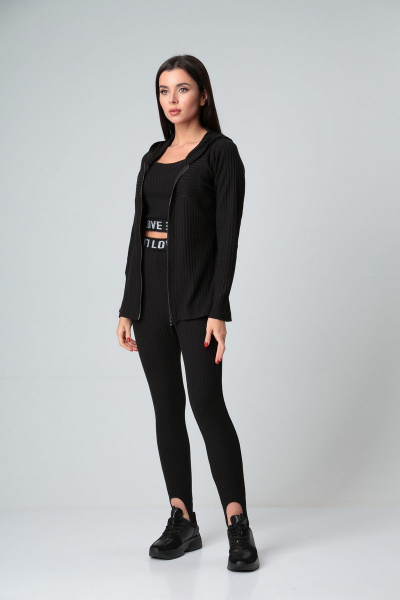 Кофта из трикотажа с капюшоном и молнией Диомант 1774 - фото 6