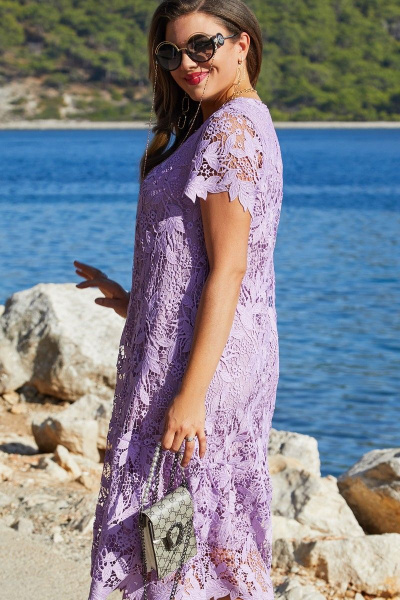 Платье Vittoria Queen 15253 лаванда - фото 2