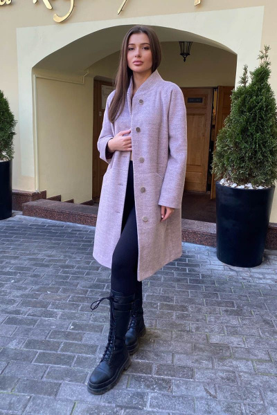 Пальто Atelero 1020 сирень - фото 2