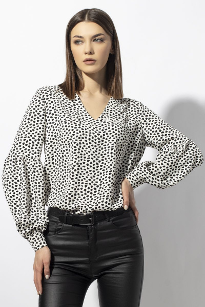 Блуза VIZAVI 659 молочный - фото 2