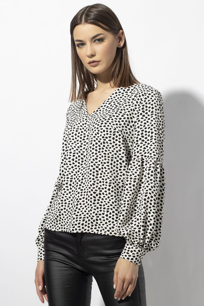 Блуза VIZAVI 659 молочный - фото 5