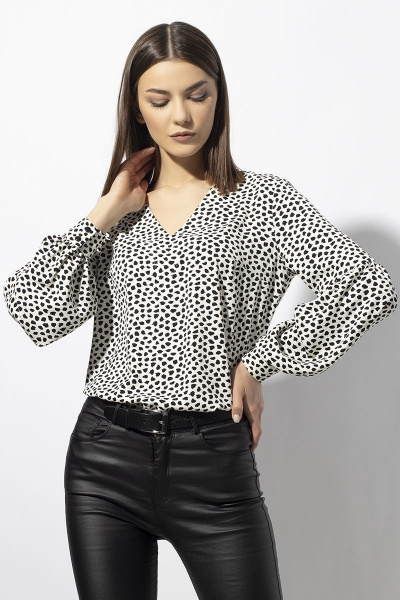 Блуза VIZAVI 659 молочный - фото 1