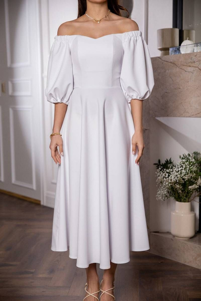 Платье Daloria 1815R белый - фото 5