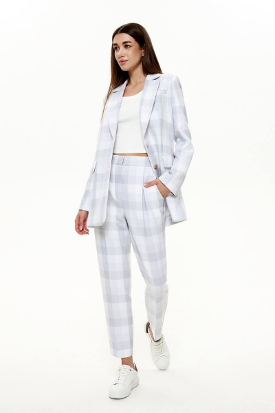 Брюки, жакет SODA 582 клетка - фото 2